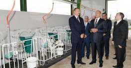 Церемония открытия молочного комбината «Атина» при участии Президента | Atena Молоко и молочные прод