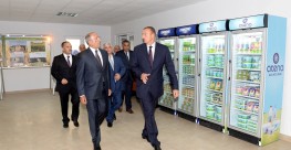 Opening ceremony of Atena dairy plant with Mr. President's participation Atena Milk and dairy produc